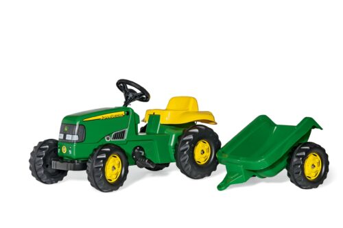 Rolly Toys Traktor na pedały z przyczepką John Deere Rollykid zdjęcie 1