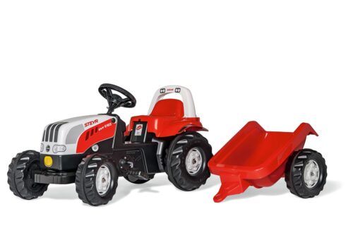 Rolly Toys Traktor Steyr 6165 Cvt Z Przyczepą Rollykid zdjęcie 1