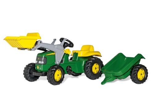 Rolly Toys Traktor John Deere Z Łyżką I Przyczepą Rollykid zdjęcie 3