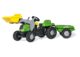Rolly Toys Traktor Z Łyżką I Przyczepą Zielony Rollykid-X miniaturka 1