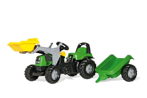 Rolly Toys Traktor Deutz-Fahr 5115g Tb Z Łyżką I Przyczepą Rollykid zdjęcie 1