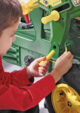Rolly Toys traktor John Deere 7930 z łyżką i pompowanymi kołami rollyFarmtrac miniaturka 9