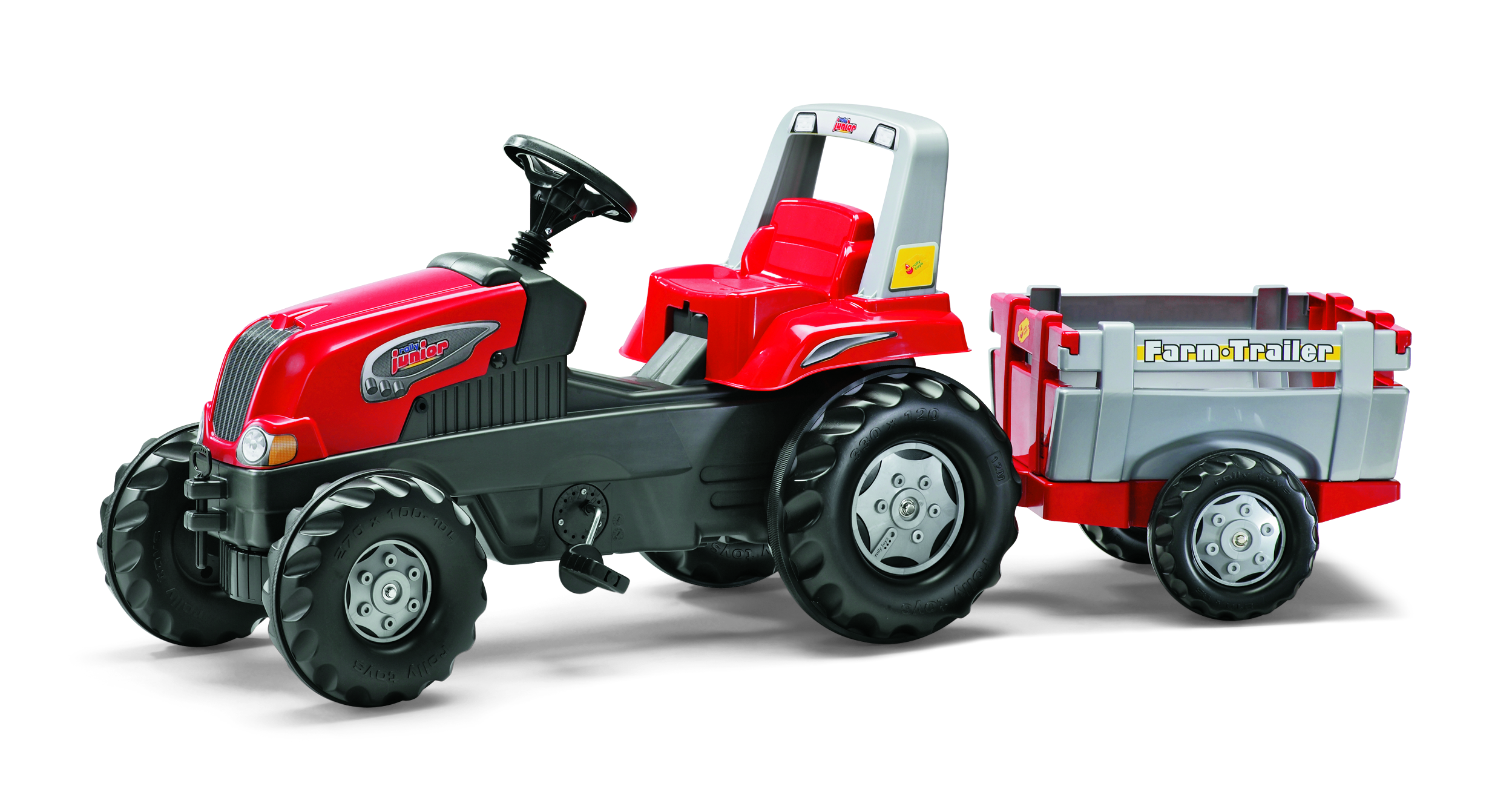 Rolly Toys traktor RT z przyczepą czerwony rollyJunior zdjęcie 3