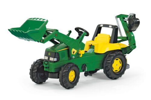 Rolly Toys traktor John Deere z łyżką i koparką rollyJunior zdjęcie 3