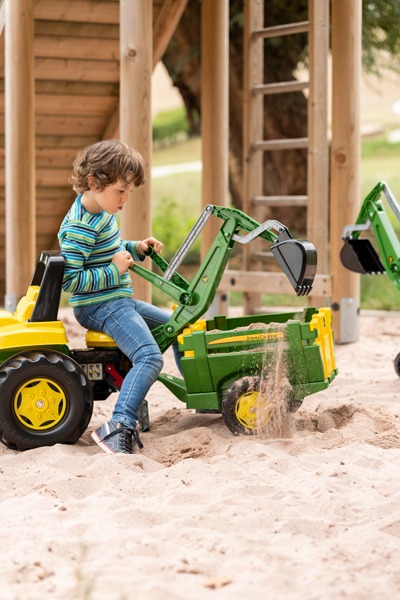 Rolly Toys traktor John Deere z łyżką i koparką rollyJunior zdjęcie 4