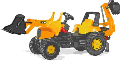 Rolly Toys traktor JCB z łyżką i koparką rollyJunior zdjęcie 2