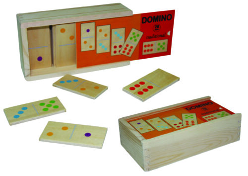Top Bright domino drewniane tradycyjne 28 el. zdjęcie 1