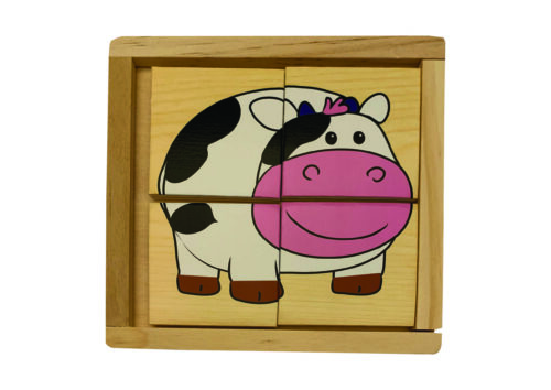 Top Bright puzzle drewniane w pudełku - na farmie 24 el. zdjęcie 7