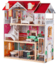 Top Bright duży drewniany domek dla lalek z windą miniaturka 1