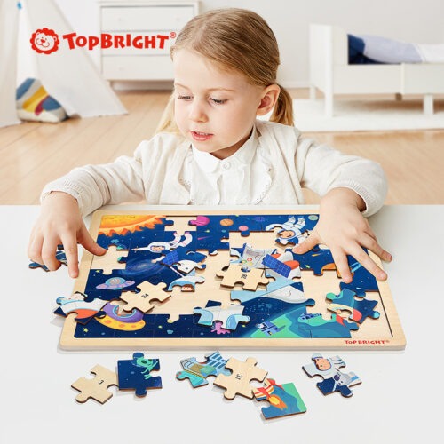 Top Bright puzzle drewniane - kosmos 48 el. zdjęcie 4