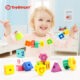 Top Bright klocki drewniane do nawlekania - gąsienica 23 el. miniaturka 7