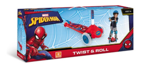 Hulajnoga 3-kołowa Twist&Roll Spider-Man Mondo zdjęcie 3