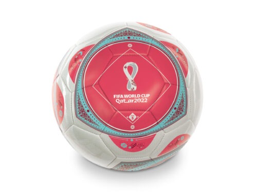 Al Janoub FIFA 2022 Piłka szyta błyszcząca Mondo - różowa zdjęcie 1