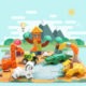 Top Bright klocki drewniane i puzzle - Safari 82 el. miniaturka 3