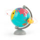 Top Bright puzzle drewniane - mapa świata w globusie ANG miniaturka 2